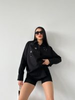 Yıldız İşlemeli Gömlek