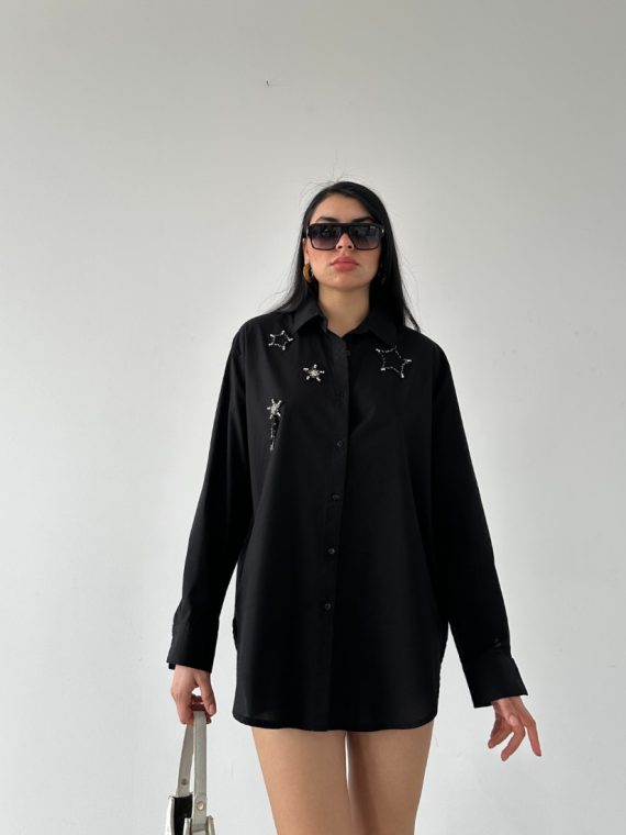 Yıldız İşlemeli Gömlek
