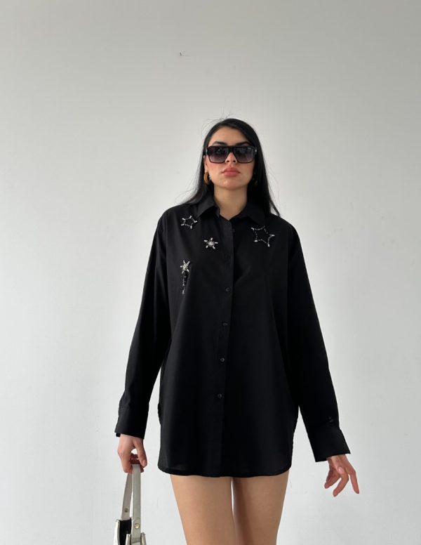 Yıldız İşlemeli Gömlek
