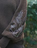 Aplikeli Balon Kol Yumoş Kazak