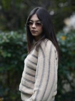 Balon Kol Çizgili Yumoş Kazak