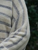 Balon Kol Çizgili Yumoş Kazak