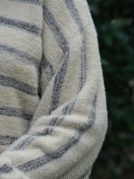 Balon Kol Çizgili Yumoş Kazak