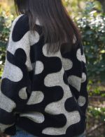 Bisiklet Yaka Jakarlı Kazak