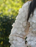 Çiçekli Tüllü Kazak