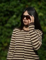 Çizgili Yumoş Hırka