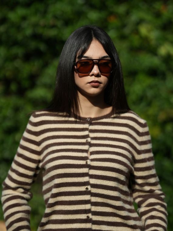 Çizgili Yumoş Hırka