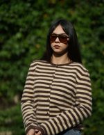 Çizgili Yumoş Hırka