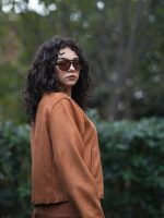 Çoban Dikişli Süet Ceket