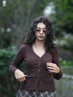 Fitilli Kemerli Hırka