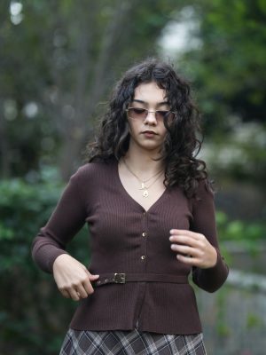 Fitilli Kemerli Hırka