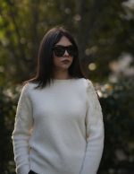 İtalyan Reglan Kolu Aplikeli Yumoş Kazak