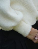 Omuz Taşlı Aplikeli Yumoş Kazak