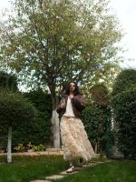 Payetli Çiçek Etek