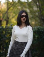 V Yaka Kolu Çıtçıtlı Kazak