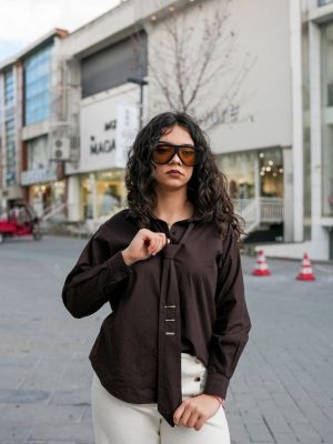 Kravatlı Poplin Gömlek