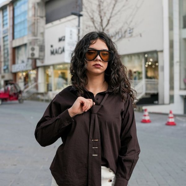 Kravatlı Poplin Gömlek