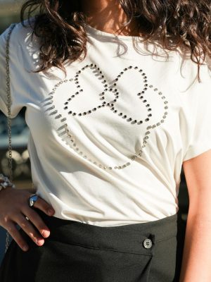 Mickey Taşlı T-Shirt-2