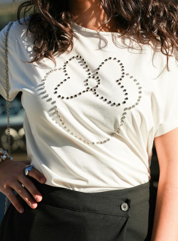 Mickey Taşlı T-Shirt