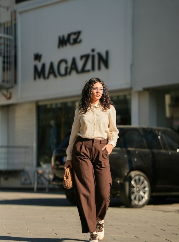 Payetli Papatya Gömlek