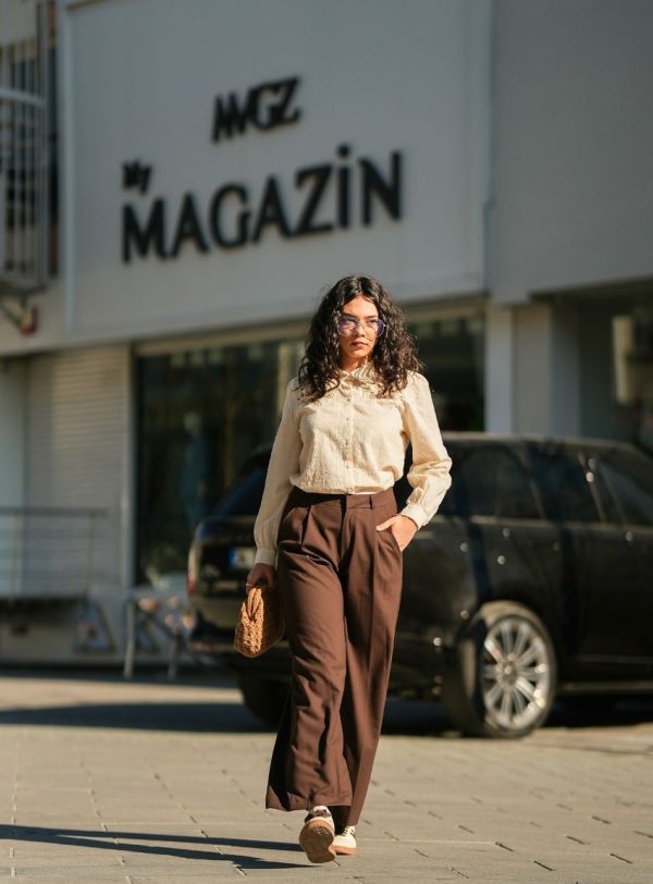 Payetli Papatya Gömlek