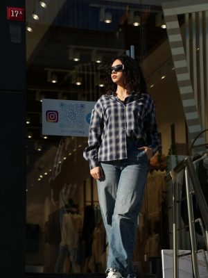 Taşlı Ekose Gömlek