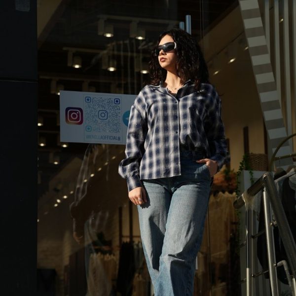 Taşlı Ekose Gömlek