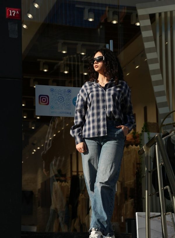 Taşlı Ekose Gömlek