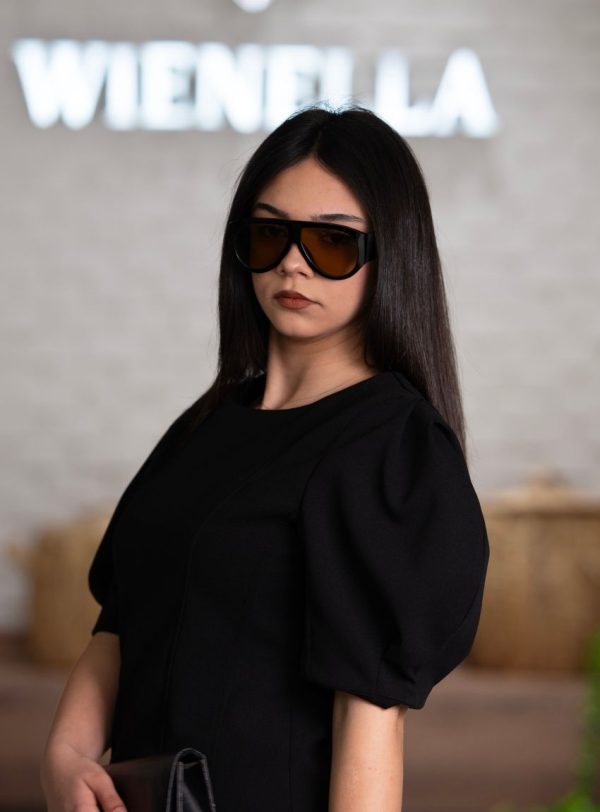 Balon Kol Oturan Elbise