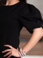 Balon Kol Oturan Elbise