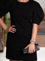 Balon Kol Oturan Elbise