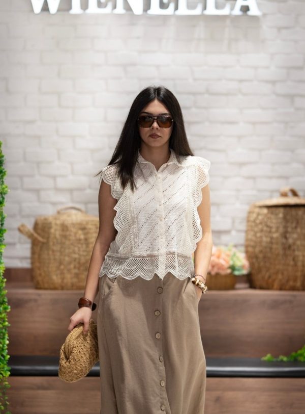 Dantel Detaylı Bluz