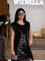 Eteği Sulu Payet Elbise