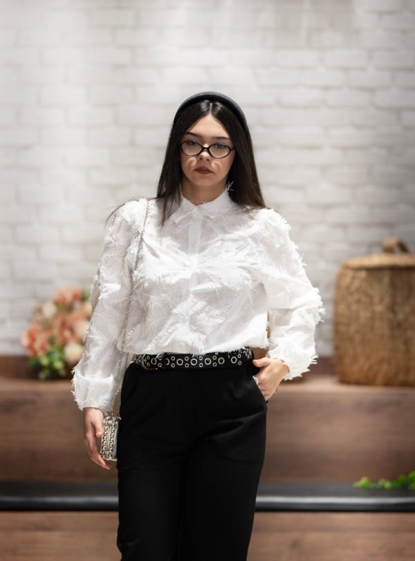 Uzun Kollu Yaprak Gömlek